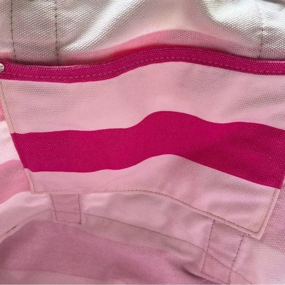 J. Crew Striped Canvas Tote Bag - Picture 11 of 12